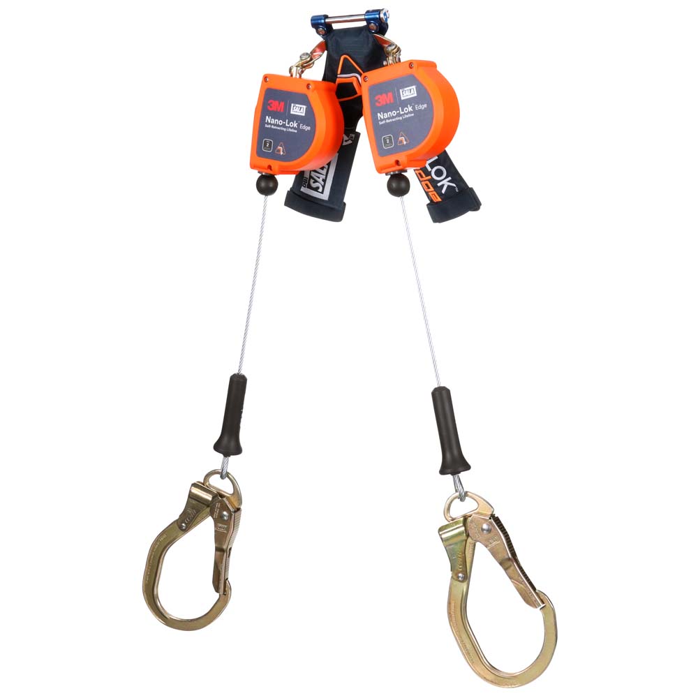 3M DBI-SALA Nano-Lok Edge Twin-Leg Personal 8-Foot Self-Retracting Lifeline from GME Supply